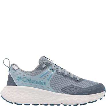 COLUMBIA WOMENS WATERPROOF LACE TRAINER - GREY BLUE